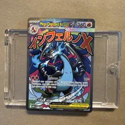 Mega Charizard X EX 023 Black Star Promo Full Art - Pokemon Phantasmal Flames - Image 1