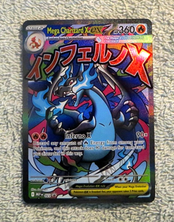 Mega Charizard X EX 023 Black Star Promo Full Art - Pokemon Phantasmal Flames - Image 3