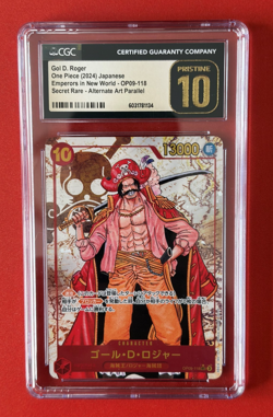 CGC GEM MINT 10 Gol D. Roger OP09-118 Alt Art SEC Emperors in the New World - Image 2