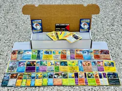 Massive 1000 Pokemon Card Lot - Over 100 Foils, Rares, V's, EX's - NO DUPLICATES - Image 1