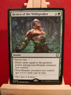 Return of the Wildspeaker - Modern Horizons 3 Commander - NM - Rare - MTG - Image 1
