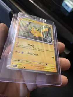 Sealed Pokemon TCG Snowflake Stamped Pikachu Holiday Calendar 025/165 Promo Card - Image 4