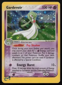 GARDEVOIR 7/109 Holo Swirl Rare Ex Ruby & Sapphire E-Series 2003 - Pokemon Card - Image 1