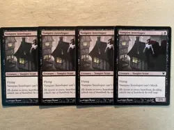 MTG 4x Vampire Interloper Innistrad Pauper Magic the Gathering Card x4 NM - Image 1