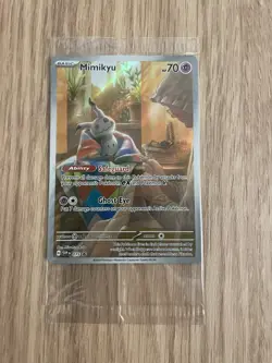 Mimikyu SVP 075 New & Sealed Promo Pokemon Card Paldean Fates - Image 1