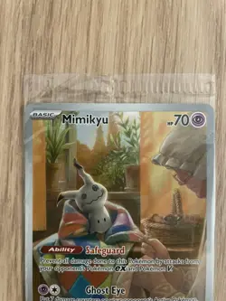 Mimikyu SVP 075 New & Sealed Promo Pokemon Card Paldean Fates - Image 2