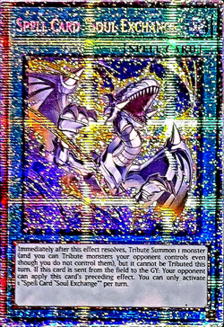 Spell Card "Soul Exchange" MP25-EN007 (Starlight Rare) - Image 1