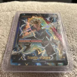Trunks Future Leader Alt Art Secret Rare FB01-036 Dragon Ball Fusion World Card - Image 2