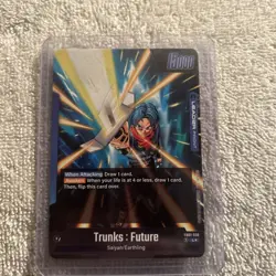 Trunks Future Leader Alt Art Secret Rare FB01-036 Dragon Ball Fusion World Card - Image 3