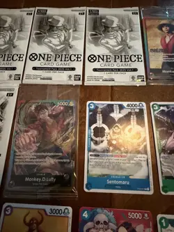 Bundle Lot Of One Piece Trading Card Promo Packs & Cards Sealed See Pictures - Image 2