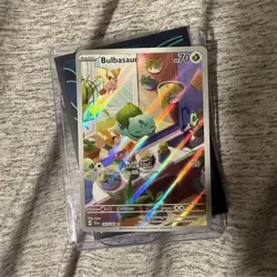 Pokemon Bulbasaur 143/142 Sv07: Stellar Crown Holo Illustration Rare Card - Image 1