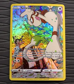 Smeargle TG10/TG30 Silver Tempest Trainer Gallery Holo Pokemon Card - Image 1