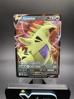 Tyranitar V 158/264 Fusion Strike NM Ultra Rare Pokemon Card - Image 1