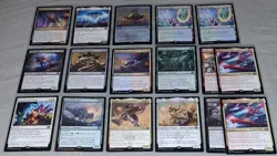 Magic The Gathering Aetherdrift Mythic Rare Lot 17 Cards Monument Willowrush - Image 1