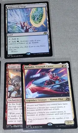 Magic The Gathering Aetherdrift Mythic Rare Lot 17 Cards Monument Willowrush - Image 5