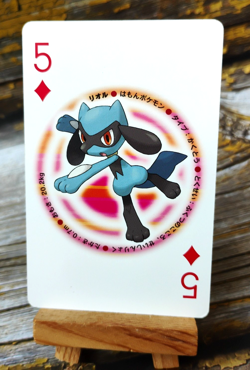 Riolu - 2007 Dialga Diamond & Pearl Poker Deck - Pokemon Playing Card - Image 1