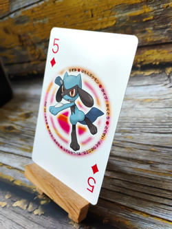 Riolu - 2007 Dialga Diamond & Pearl Poker Deck - Pokemon Playing Card - Image 2