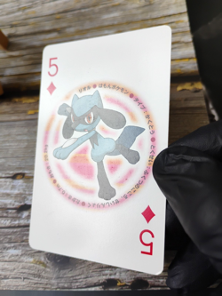 Riolu - 2007 Dialga Diamond & Pearl Poker Deck - Pokemon Playing Card - Image 3
