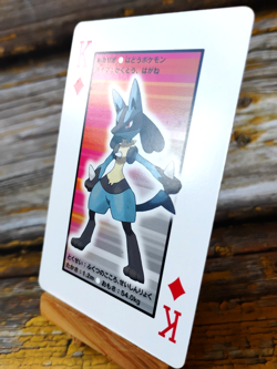 Lucario - 2007 Dialga Diamond & Pearl Poker Deck - Pokemon Playing Card - Image 2