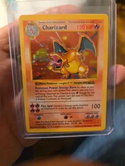 Charizard 004/102 Base Set (Shadowless) Holo Rare Card - Image 1