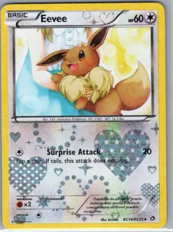 Eevee RC14/RC25 Holo Legendary Treasures: Radiant Collection - Pokemon Card - NM - Image 1