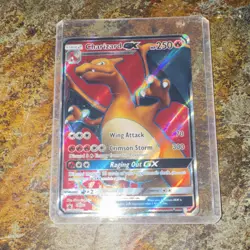 Pokemon Charizard GX SM60 sun & moon promo Ultra Rare Holo Card - Image 1