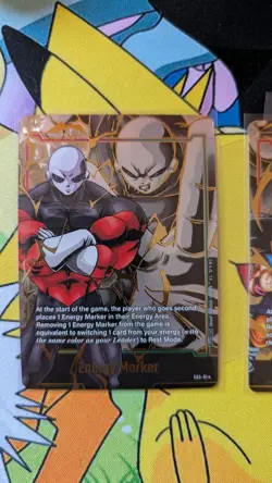 Jiren Energy Marker Promo Prize Gold E03-01 Dragon Ball Fusion World Card Eng - Image 1