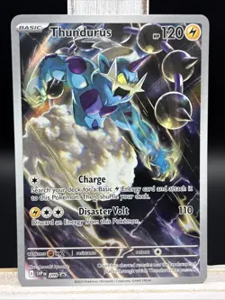 ✨Thundurus 209 Sv: Scarlet & Violet Promo Cards Holo Illustration Rare✨ - Image 1