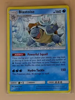 Blastoise - 25/181 - Rare - Non Holo - Team Up - Pokemon Card - LP - Image 1