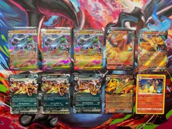 Pokemon TCG Charizard lot Of 10 Cards EX-V-Promo - Image 1