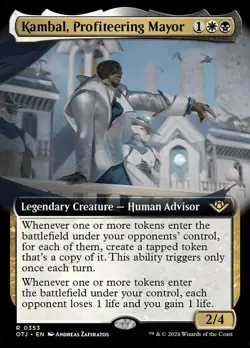 Kambal, Profiteering Mayor (Extended Art) Outlaws of Thunder Junction Regular - Image 1