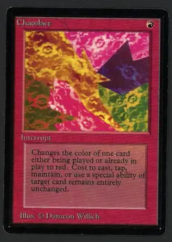 ***Beta Chaoslace (Light Indents)*** MTG Beta Magic Kid Icarus - Image 1