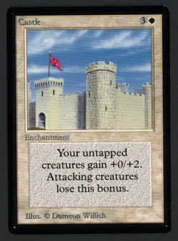 ***Beta Castle*** MTG Beta Magic Kid Icarus - Image 1