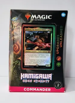 1x MTG: Kamigawa: Neon Dynasty Commander Deck-Upgrades Unleashed Factory Sealed - Image 1