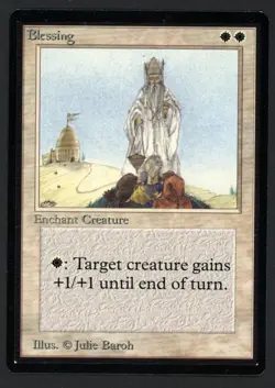 ***Beta Blessing (Edge Crease)*** MTG Beta Magic Kid Icarus - Image 1