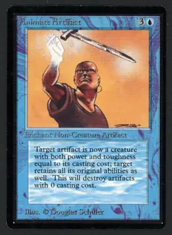 ***Beta Animate Artifact*** MTG Beta Magic Kid Icarus - Image 1