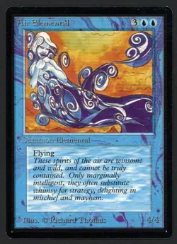 ***Beta Air Elemental*** MTG Beta Magic Kid Icarus - Image 1