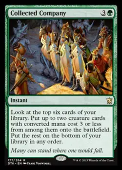 1x Collected Company Heavy Play MTG Magic - Kid Icarus - - Image 1