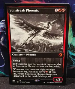 magic the gathering - Sunstreak Phoenix - Creature - Phoenix - Mythic - Flying - Image 1