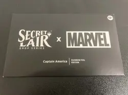 ***Marvel Captain America Secret Lair Rainbow Foil*** MTG Promo Magic Kid Icarus - Image 1