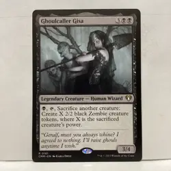 MTG Ghoulcaller Gisa Magic: The Gathering Commander Masters Rare #0161 - Image 1