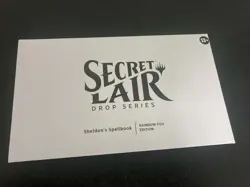 ***Sheldon's Spellbook Secret Lair Rainbow Foil*** MTG Promo Magic Kid Icarus - Image 1