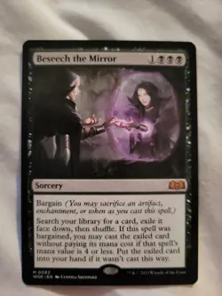 Magic: The Gathering- Mtg- Beseech the Mirror - Wilds of Eldraine M.RARE -N.Mint - Image 1