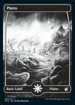 Plains (269) Innistrad: Midnight Hunt Foil MTG NM - Image 1