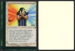 ***Italian Indestructible Aura NFC Miscut*** MTG Legends Magic Kid Icarus - Image 1