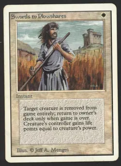 ***Unlimited Swords to Plowshares*** MTG Unlimited Magic Kid Icarus - Image 1