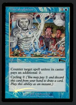***FOIL Miscalculation*** MTG Urza's Legacy Magic Kid Icarus - Image 1