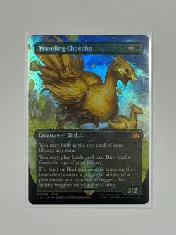Traveling Chocobo (Borderless) (Chocobo Track Foil) Final Fantasy Foil - Image 1