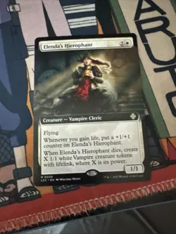 Elenda's Hierophant NM Extended Art MTG Lost Caverns of Ixalan Unplayed Magic - Image 1