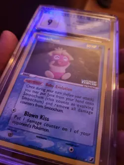 Smoochum CGC 9 31/115 Ex Unseen Forces REVERSE HOLO STAMPED Baby Pokemon Mint - Image 3